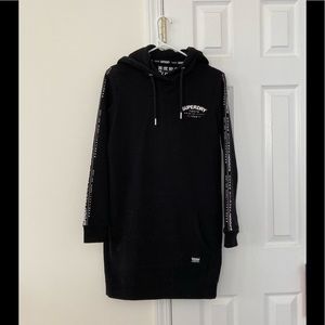 Superdry hoodie dress with pockets